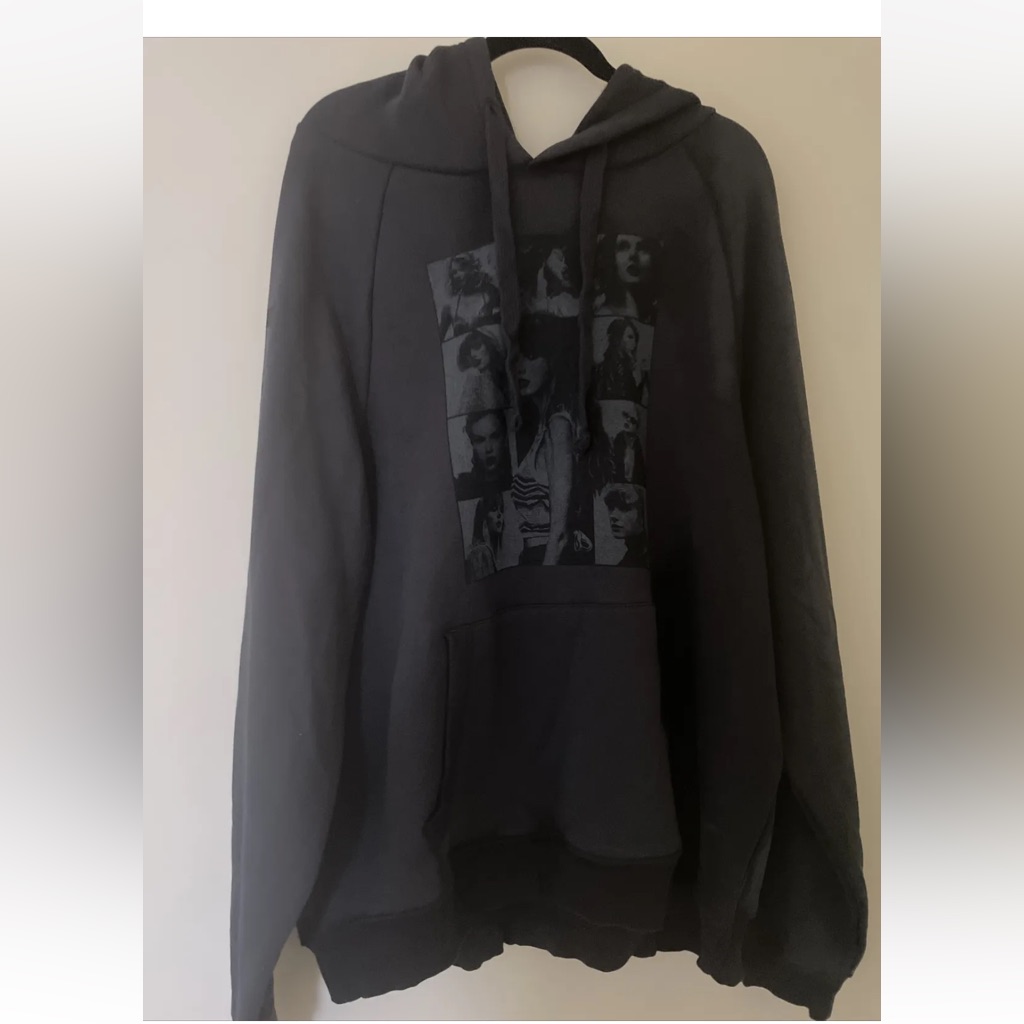 2023 Taylor Swift The Eras Tour Official Merch Hoodie Sweat Shirt Xl Black